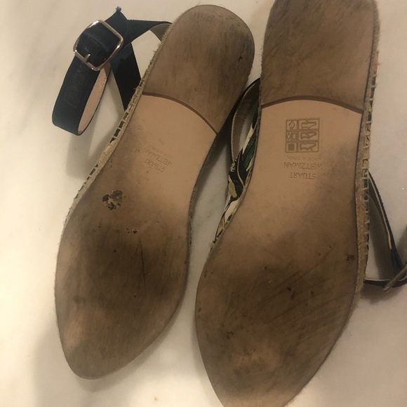 Stuart Weitzman floral print flat espadrilles - Picture 10 of 11
